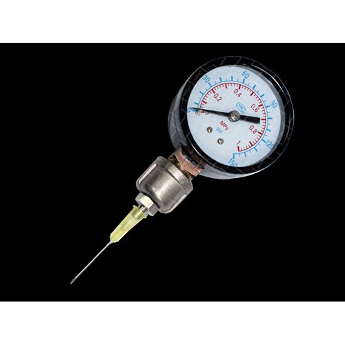 Hypodermic Needle gauge, complete incl 5 needles