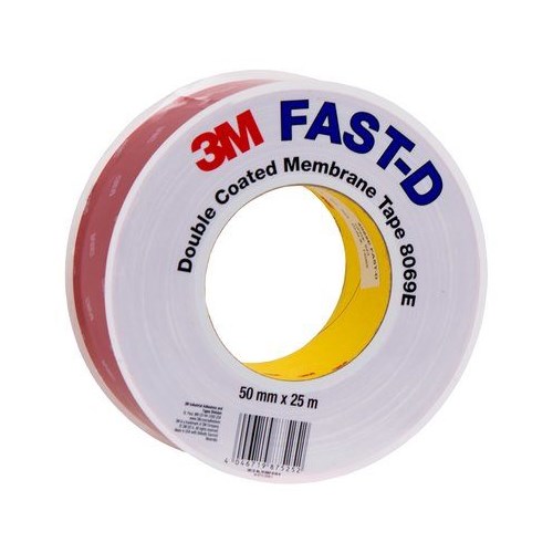 3M Fast-D Dobbelsidig Tape 8069E 50mmx25M