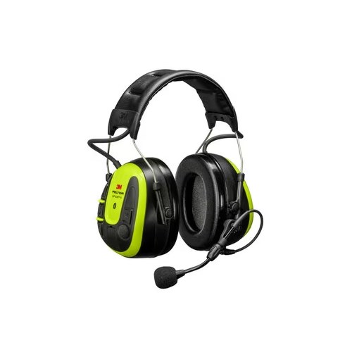 3M™ PELTOR™ WS™ ALERT™ X-headset, sterkt gule klokker, hodebøyle, kompatibel med mobilapp